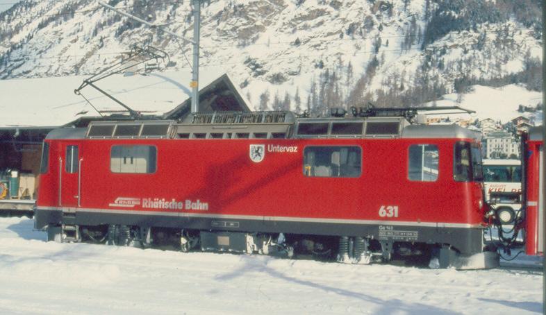 Ge 4/4 II  631 Untervaz
10.01.04 Pontresina