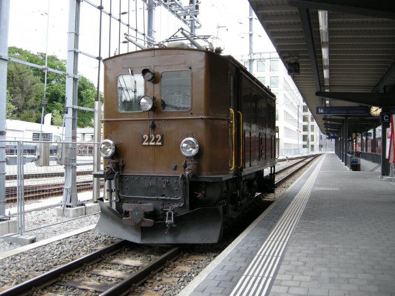 Ge2/4 222 am 24.5.08 in Chur.