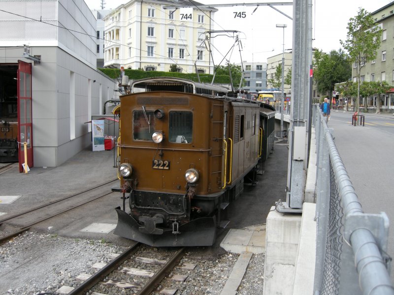 Ge2/4 222 am 24.5.08 in Chur.