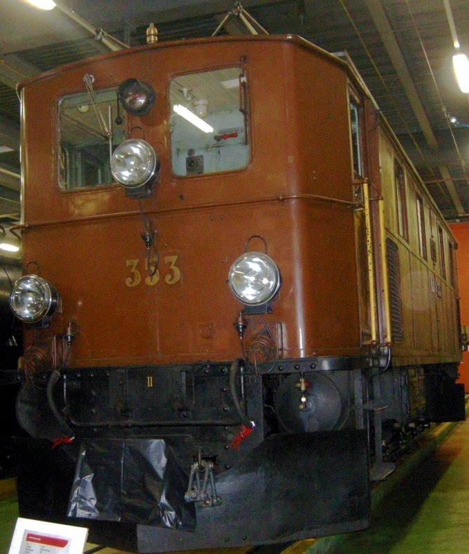 Ge4/6 353 am 13.9.08 beim Unescofest im Depot Samedan.(Gelnde war ffentlich zugnglich)
