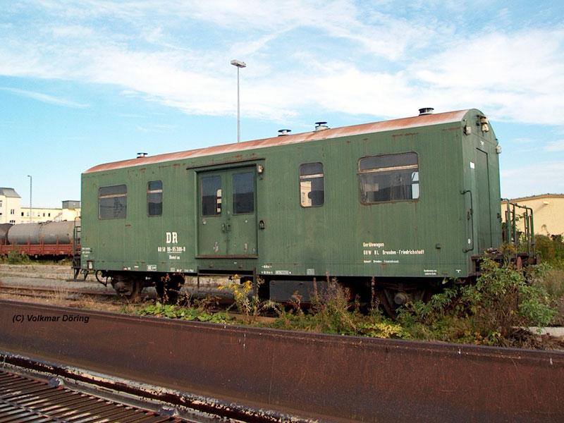Gertewagen Deutsche Reichsbahn auf dem Gelnde des Rangierbahnhofs Dresden-Friedrichstadt - 14.09.2004
