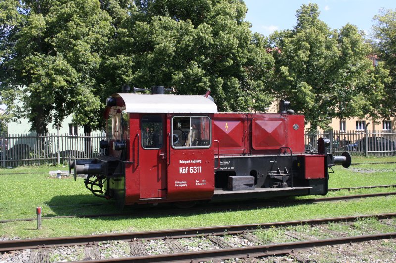 Gesichtet wurde diese Kf 6311 am 26.7.09 beim  Rail and Road Klassik  im Bahnpark von Augsburg.