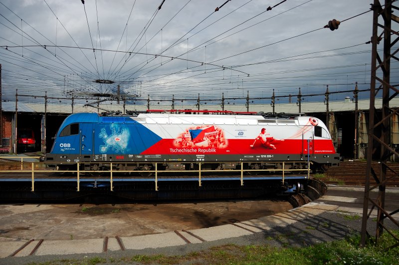 Gibt es bei den EM-Loks eigentlich Lieblingsloks? Der  Tscheche  knnte zu meinen Favouriten gehren. (Innsbruck, 23.08.2008).