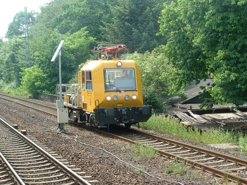 Glesarbeitsfahrzug GAF 100 R/H (wird zur Montage, Instandhaltung und
Wartung von Fahrleitungsanlagen eingesetzt) am 06.09.2005