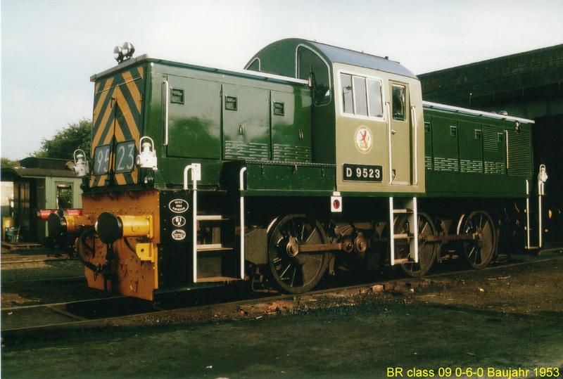 Gro Britanien: British Rail Class 9 Rangierlok Prototyp Baujahr 1953 wurde Anfang der sechziger Jahre ausser Dienst gestellt.
Great Central Railway Loughborough