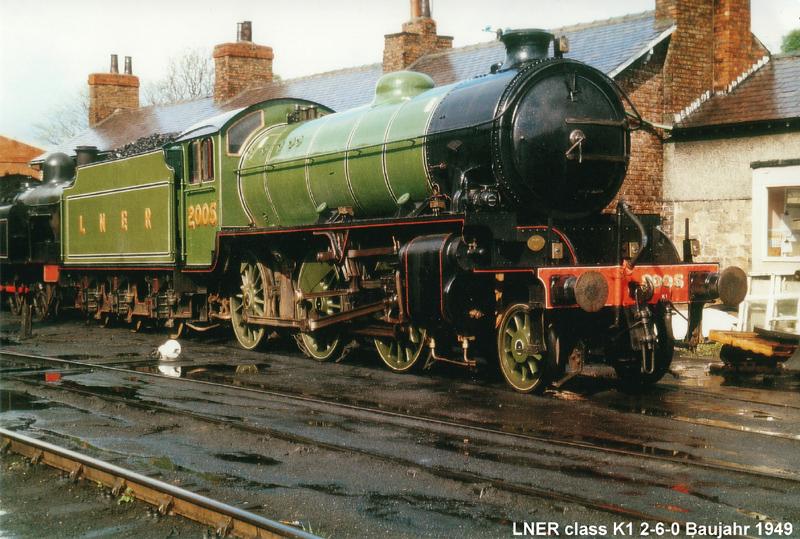 Gro Britanien Gterzuglok K1/3 2-6-0 der London North Eastern Railway (LNER) eingestellt bei der North Yorkshire Moors Railway.





























