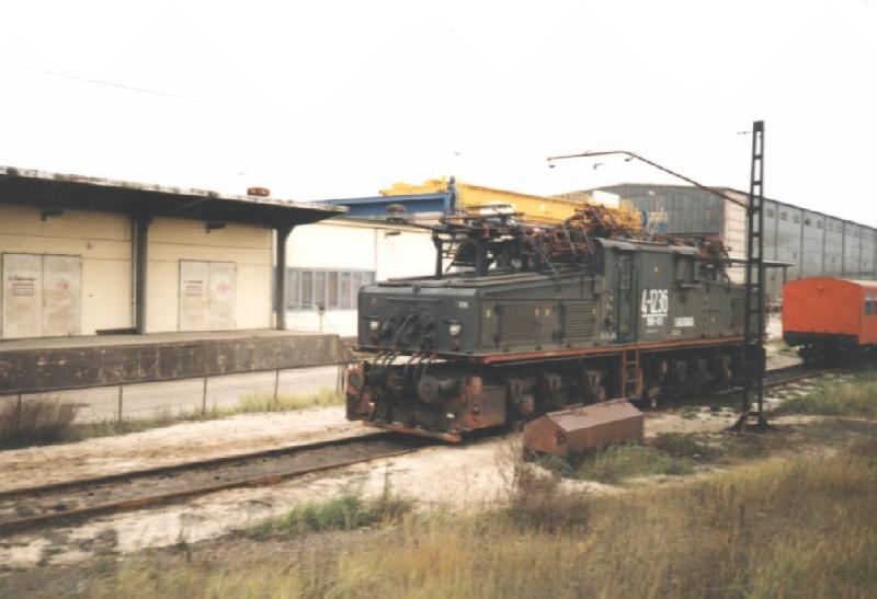 Grubenbahnlok des Kraftwerkes Jnschwalde