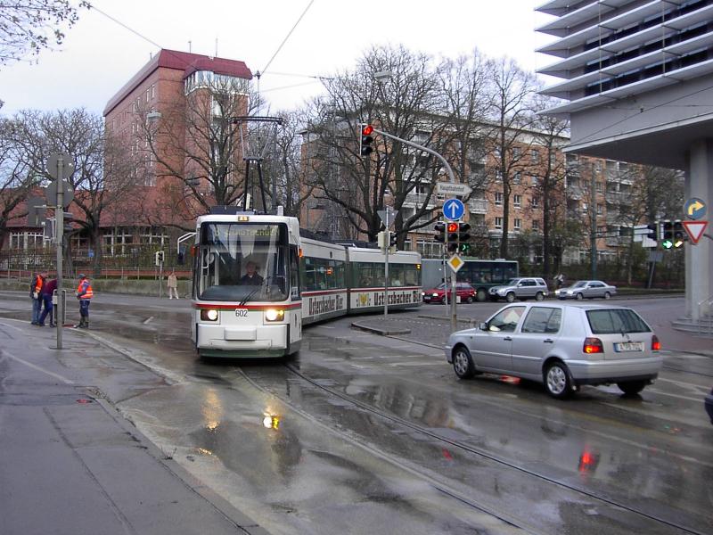 GT6 Nr. 602 am Hbf. whrend eines Wasserrohrbruches (Nov.04)