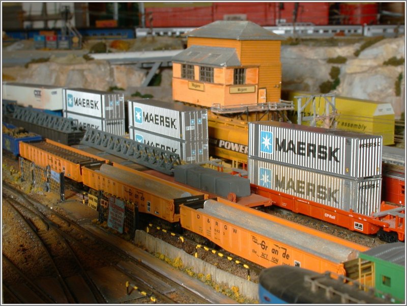 Gterwagen aller Art in Mojave CA. (21.01.2007)