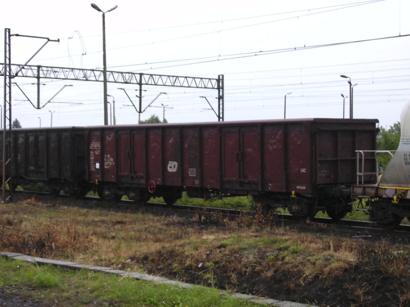 Gterwagen im Bahnhof Tarnowskie Gory.