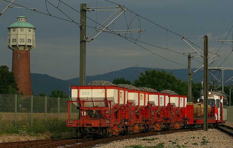  Gterzug  im Btf. Edingen. 