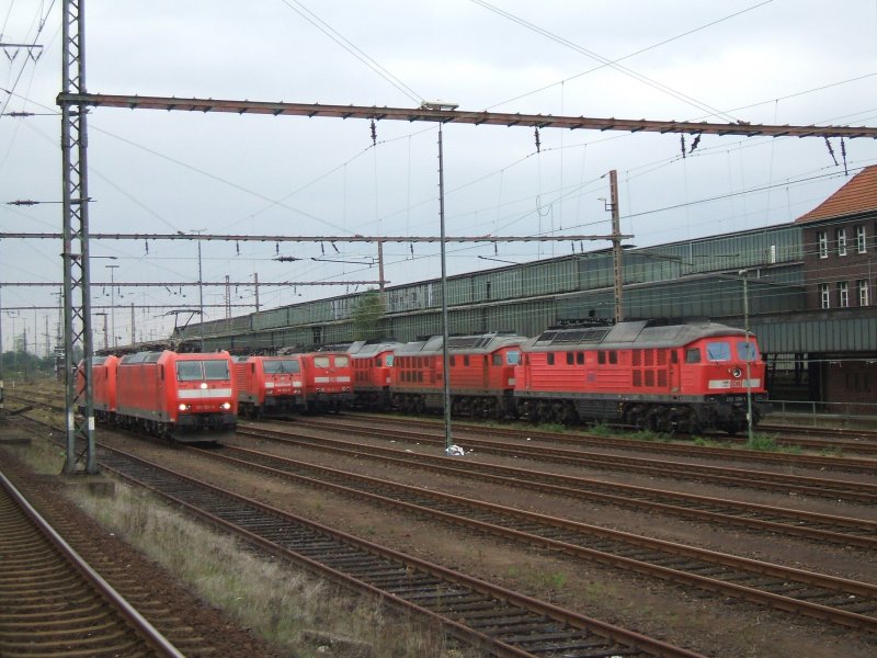 Gterzug Lok`s kalt , in Wanne Eickel (03.10.2007) 