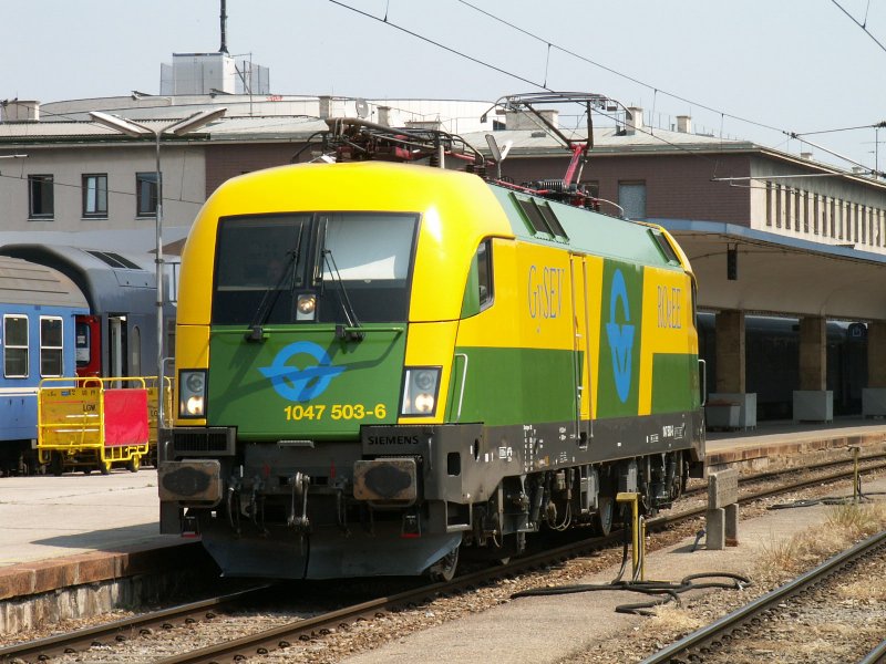GySEV 1047 503-6 fuhr dann anschlieend am 24.5.2007 in die Traktion Wien West