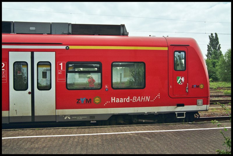Haard-BAHN Logo. Aufgenommen am 18.05.07 in Haltern am See