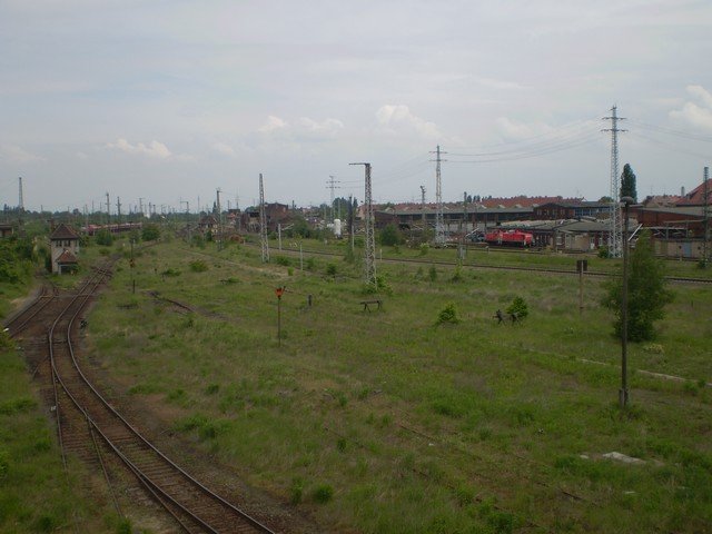 Halle/Saale Bahnhof / G�terbahnhof  am 23.05.2008