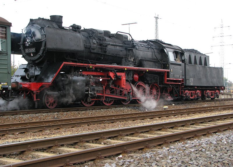 Halt in Bad Vilbel, Sonderfahrt Bad Vilbel - Nidda, 26.10.2008
50 3552