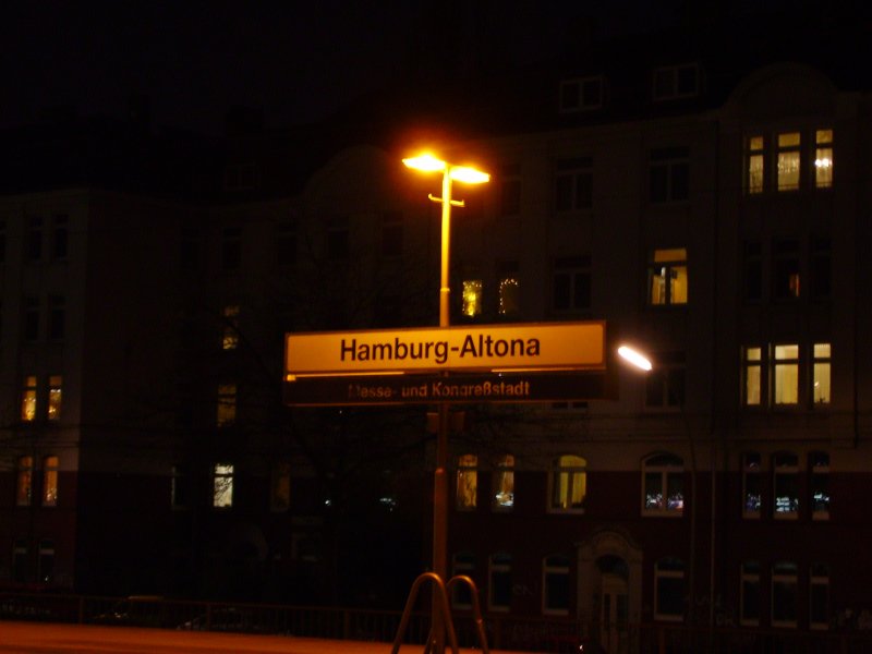 Hamburg-Altona am Abend des 08.03.08.