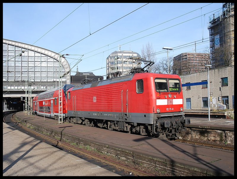 Hanse-Express Steht Zur Abfahrt Im Bahnhof Hamburg-Hbf Bereit Ziel Ist Rostock-Hbf 03.02.08