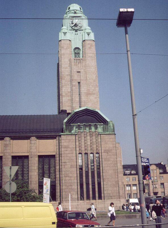 Hauptbahnhof Helsinki im Jahre 1989
