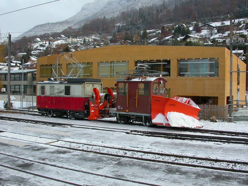 He 2/2 2 Xrot 91 Blonay 15.11.2007