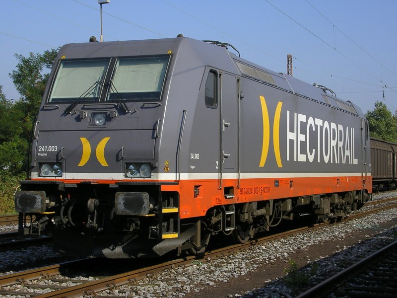 HECTORRAIL 241.003  Organa  abgestellt bei WHE.(28.08.2008)