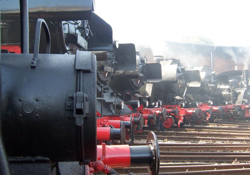 Heizhausfest Hilbersdorf 27.08.2005
Es dampft!!!!