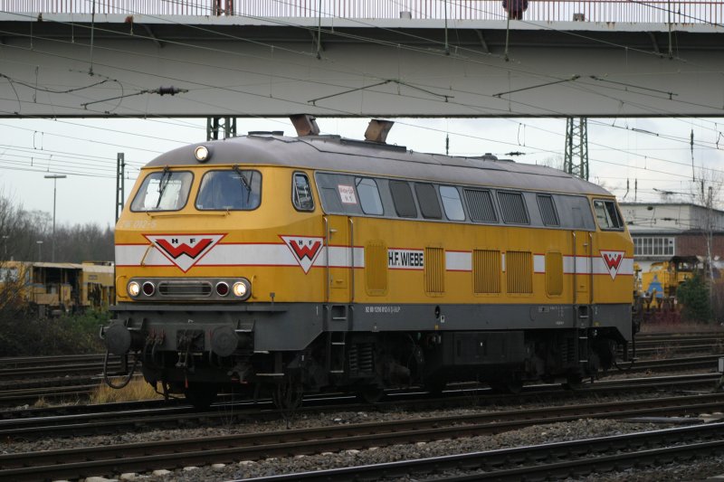 H.F Wiebe Lok 216 012-5 in Duisburg-Entenfang