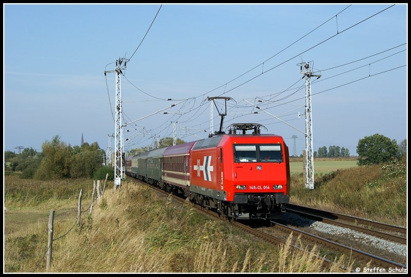 HGK 145-CL 014 mit DPE 2223 aus Binz in Sildemow am 27.09.09. 