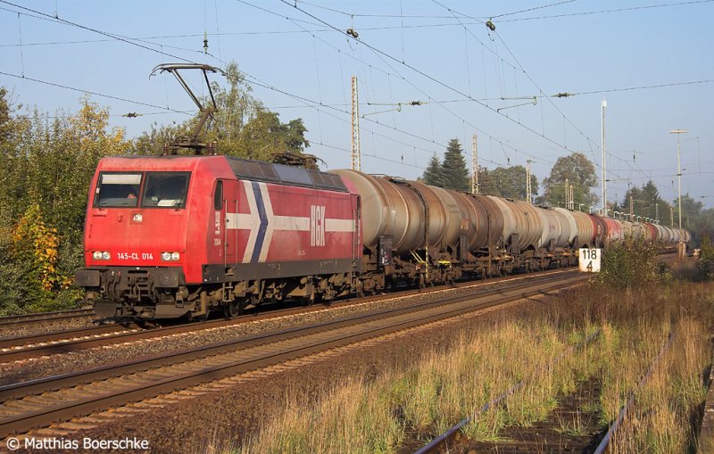 HGK 145CL-011 in Bienenbttel am 17.10.06.