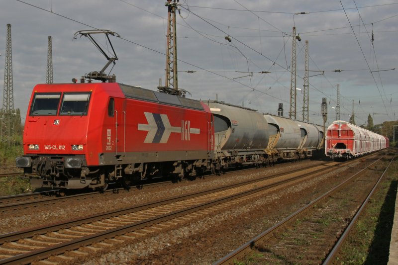 HGK 2002 (145-CL 012)durchfhrt am 14.10.09 Duisburg-Bissingheim