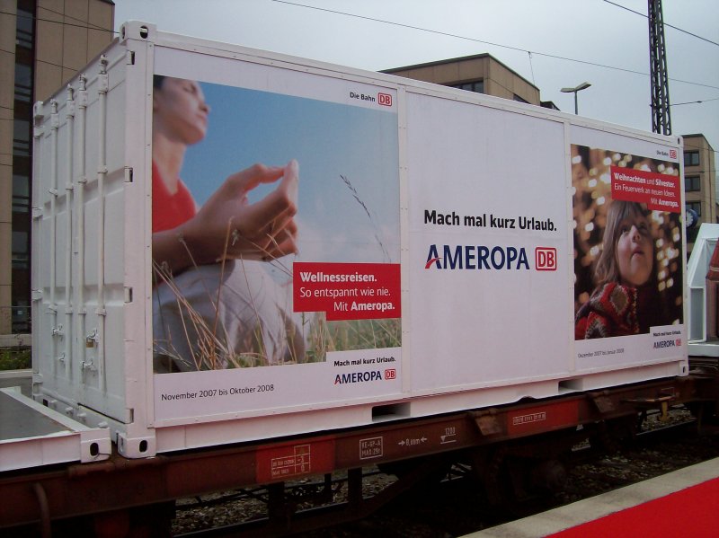 Hier dazugehrender Container zu Berlin. Aufgenommen am 30.08.07 in Mnchen.