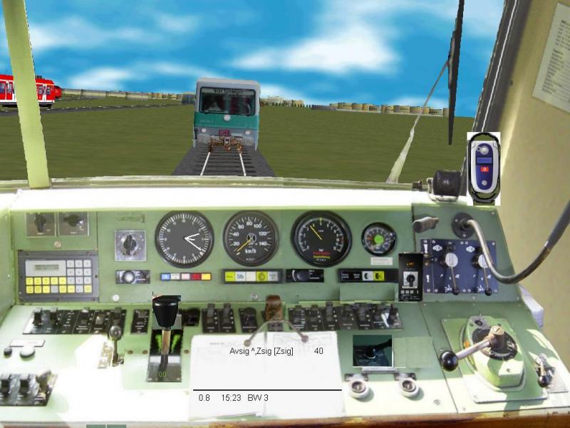 Hier drift ein 628 auf einen anderen 628 in Mintgrn. (Fhrerstand ist gendert.)