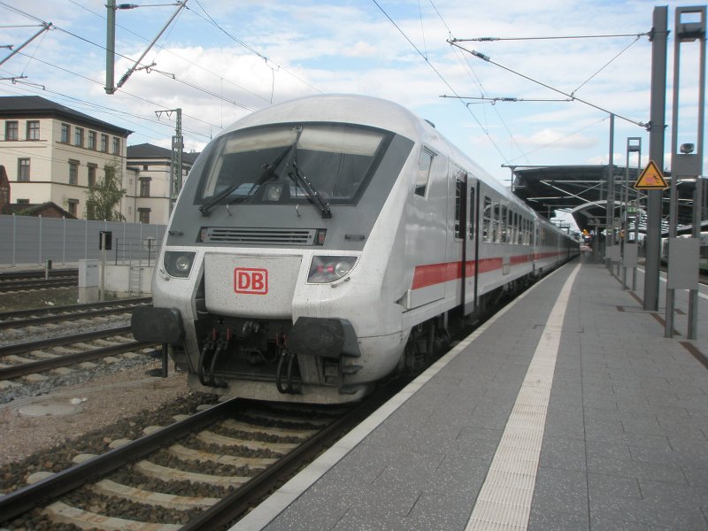 Hier IC2355 von Erfurt Hbf. nach Berlin Gesundbrunnen, dieser Zug stand am 27.8.2009 in Erfurt Hbf.