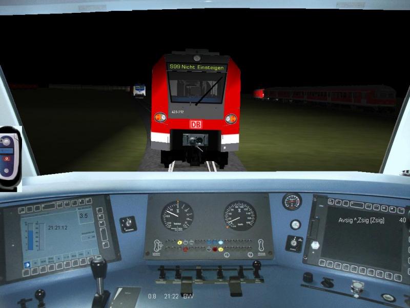 Hier sieht man die 425.4 (425.4 ist ohne LZB deswegen Fhrerstand vin 423) die sich im Wormser Abstellbereich befindet sie ist kurz vor einer anderen 425.