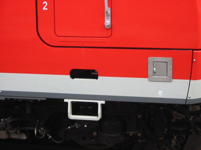 Hier sieht man den Einstieg des Lokfhrers der noch ganz sauber ist.