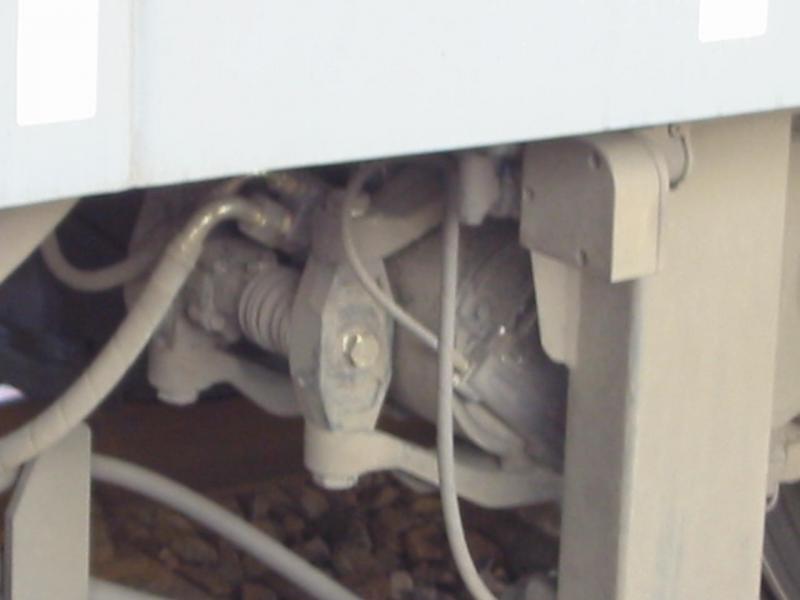 Hier sieht man die Federspeicherbremse eine BR146. Diese Befindet sich an allen neuen E-Loks