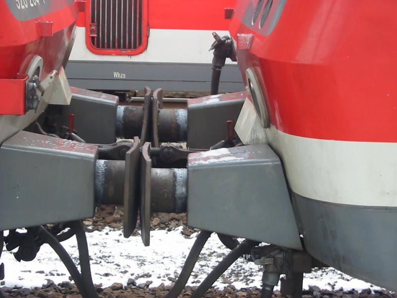 Hier sieht man die Stelle an der zwei 628 aneinander gekuppelt sind.