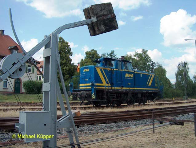 Hier V 661 in Aschaffenburg Hafen bei der NBE 