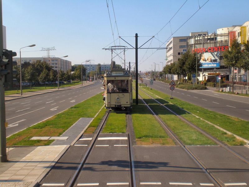 Hist. Strassenbahnzug unterwegs im Nordosten Berlins,
Themenfahrt 2007
