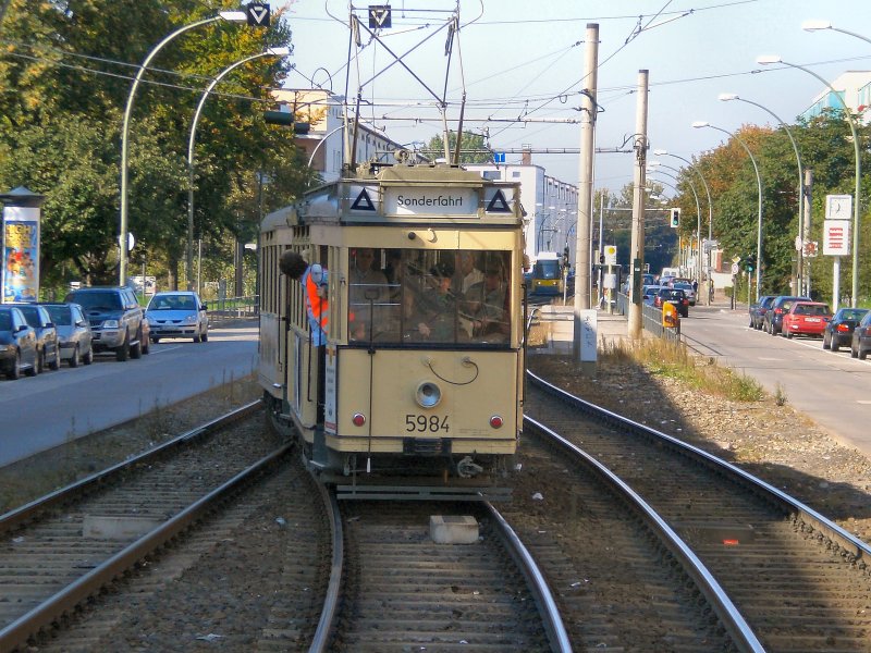 Hist. Triebwagen  5984 in Weiensee, Theemenfahrt September  2007
