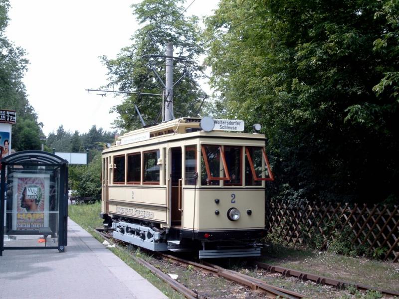 Historische Stra�enbahn in Woltersdorf.
29.6.03