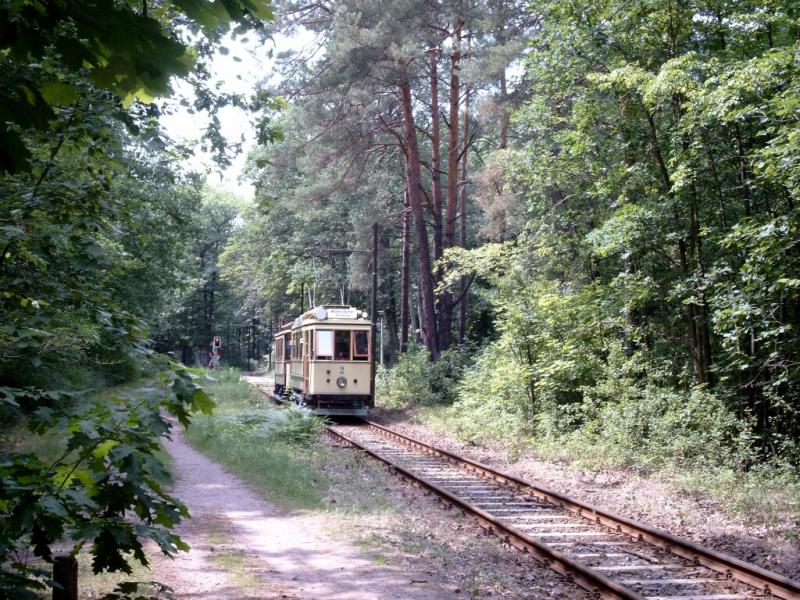Historische Stra�enbahn in Woltersdorf.
29.6.03