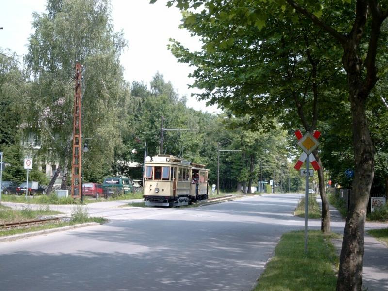 Historische Stra�enbahn in Woltersdorf.
29.6.03