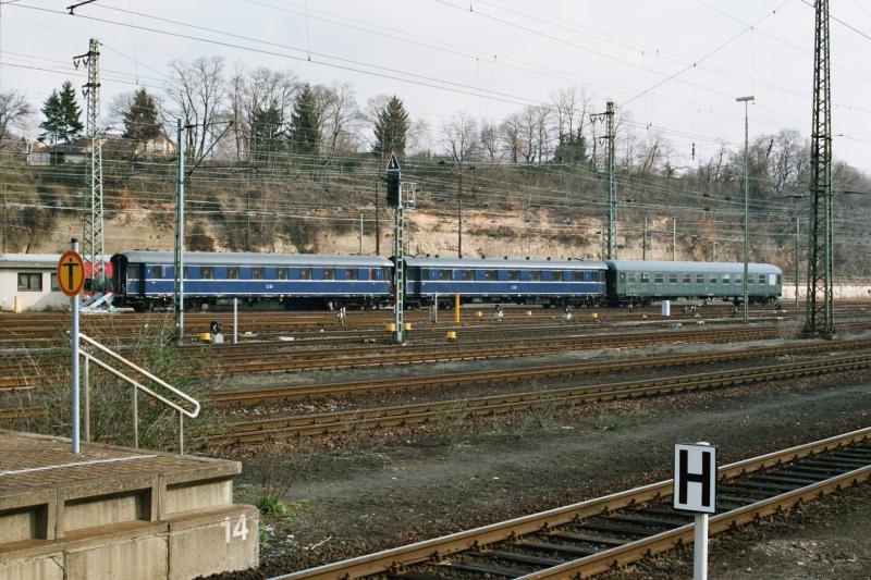 Historische Wagen abgestellt am 25.3.04 in Saarbrcken.