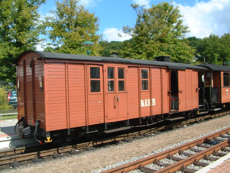 Historischer Wagen R.K.B.28 (Bj. 1911), aufgenommen am 08.08.2005 in Binz