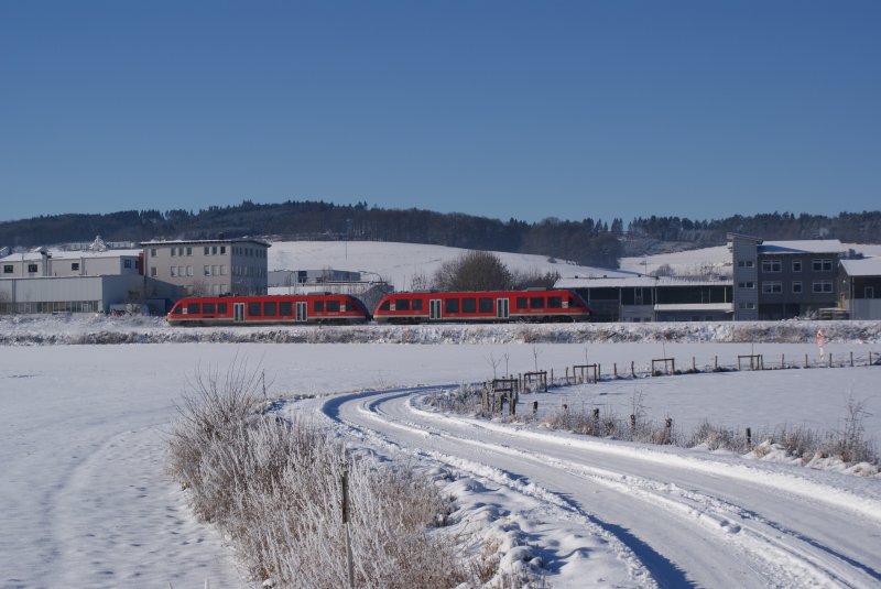 Hnnetalbahn kommend von Neuenrade bei Balve-Garbeck