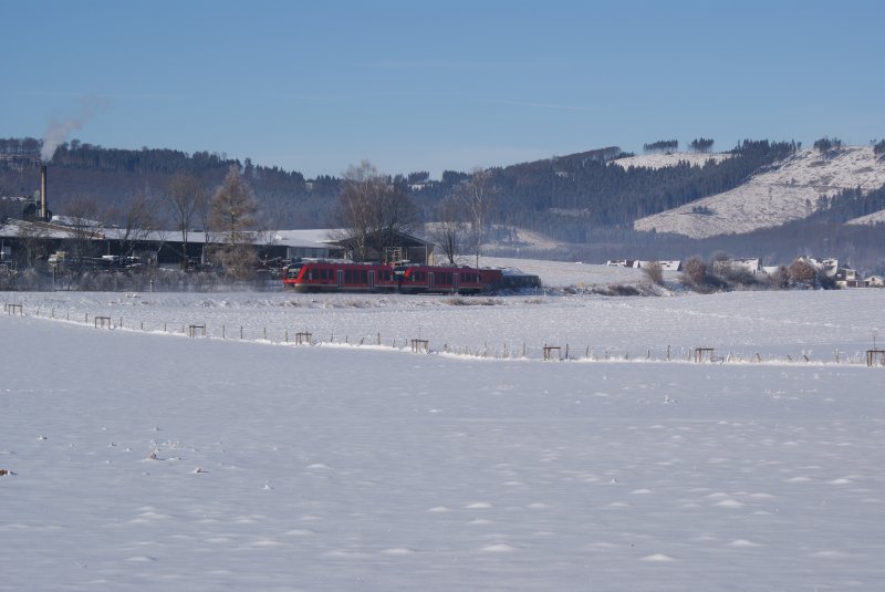 Hnnetalbahn kommend von Neuenrade bei Balve-Garbeck