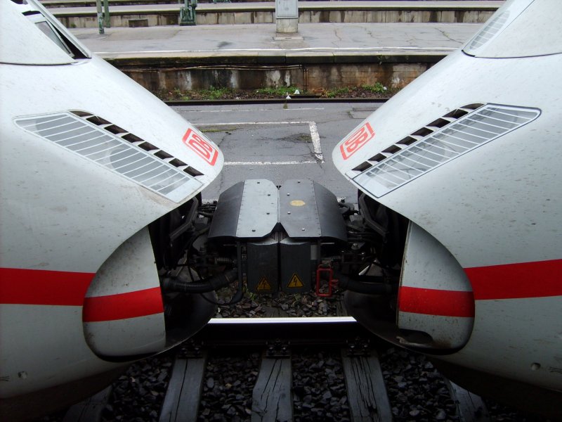 I love you, I love you too. ICE3 in Stuttgart. 19.11.08