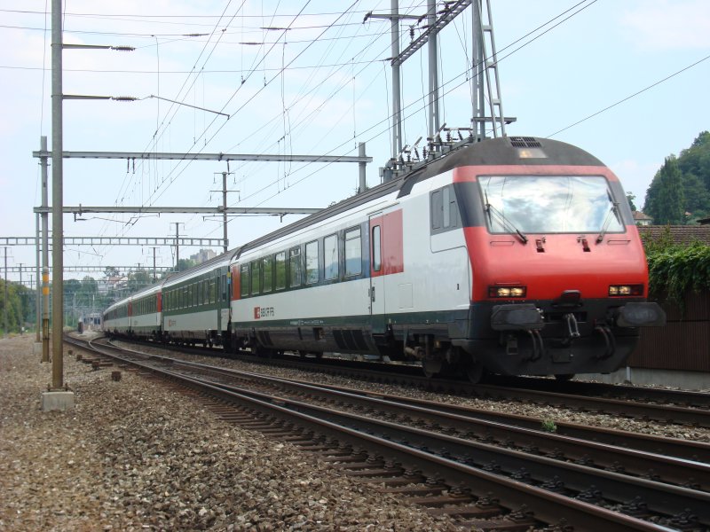 IC Zrich HB-Bern bei Aarau am 19.07.2007.