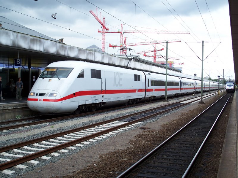 Ice 1 nach Mnchen Hbf in Hannover Hbf (20.8.2007)